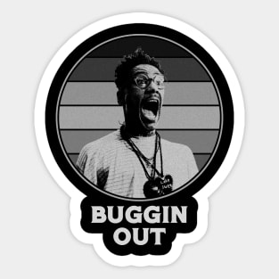 retro Buggin' Out (Do the Right Thing) Sticker